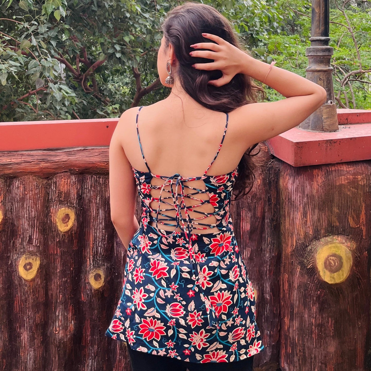 Masakali Spaghetti Strap Kurti