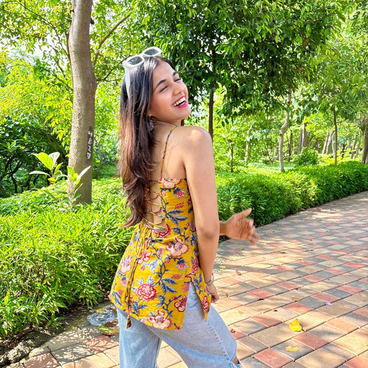 Shanaya Spaghetti Strap Kurti
