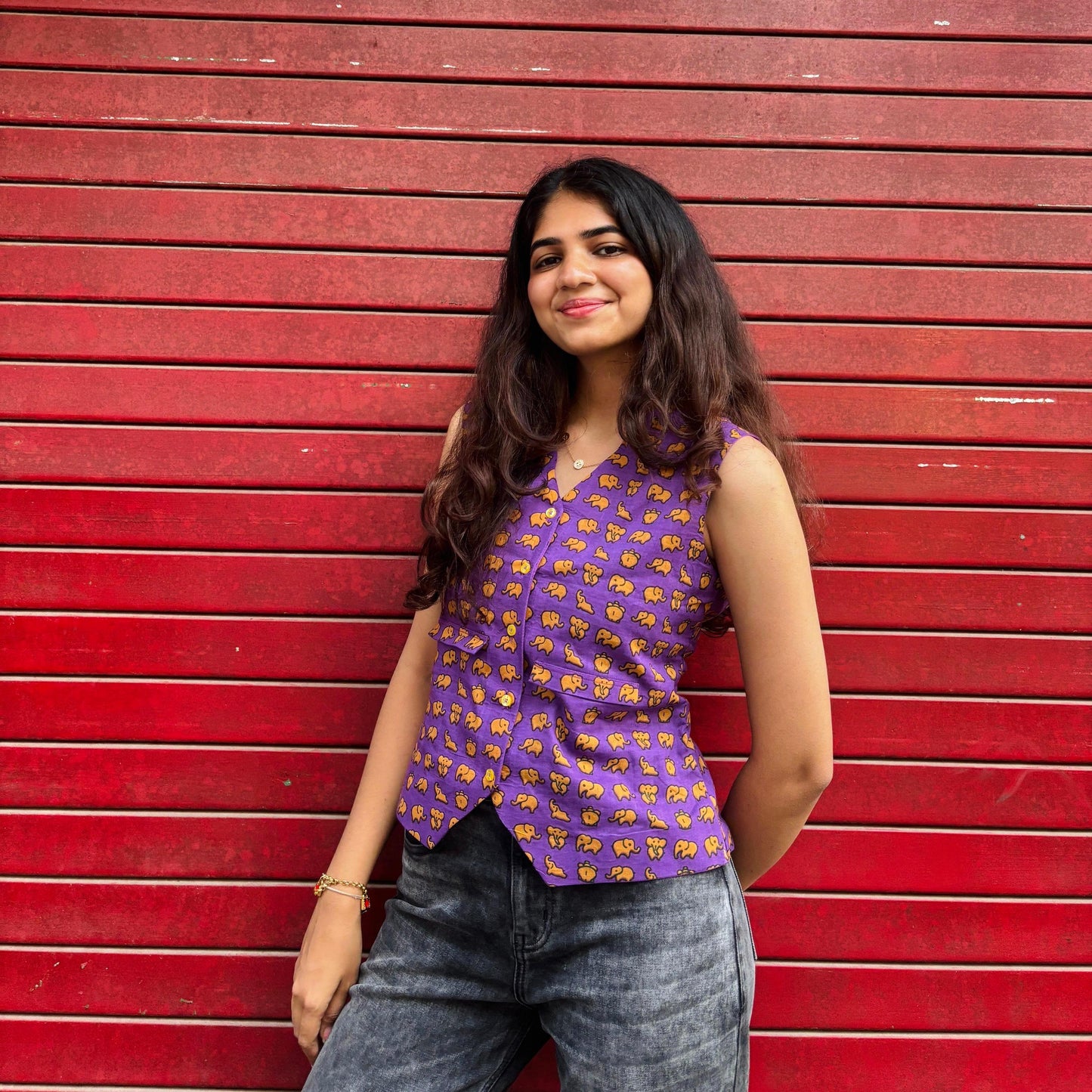 Ananya Vest Top